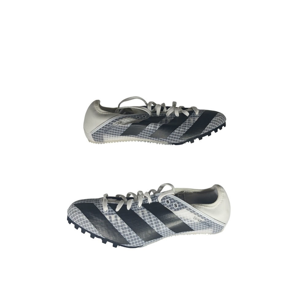 Adidas Sprintstar Track Spikes Size 7 White Black GX6685 Sprinter Racing Shoes